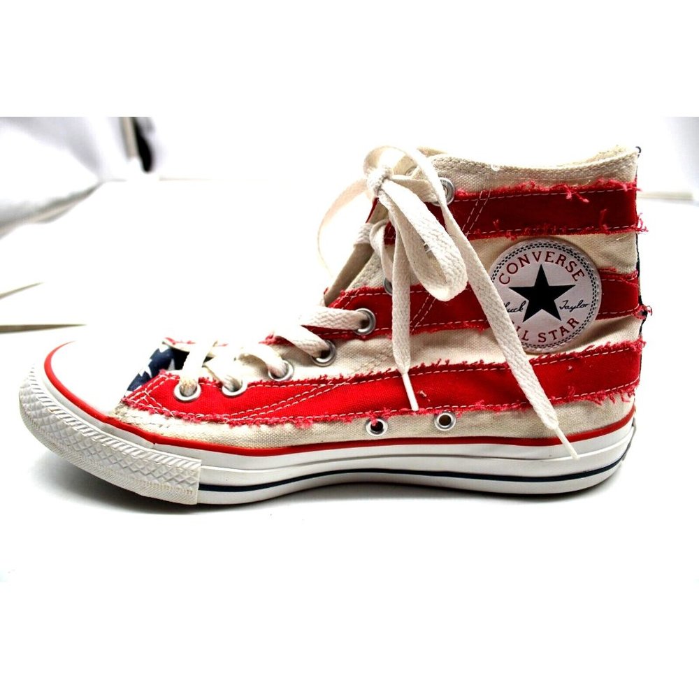 Converse Chuck Taylor American Flag Distressed Stars  Stripes Size 7 Shoes Rare